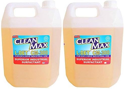 CLEANMAX MULTIPURPOSE LIQUID DETERGENT 5L (WASHING MACHINE/DISH WASHING/TOILET AND FLOOR CLEANING/CAR WASHING etc) - (Pack of 2)