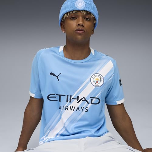 Men’s Manchester City FC 2025/26 Replica Home Soccer Jersey - Team Light Blue4