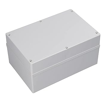 DIY Electronic Project Case, Surface Mounting Power Junction Box Insulated 240x160x120mm Flame Retardant for Construction Sites for Electronic Equipment