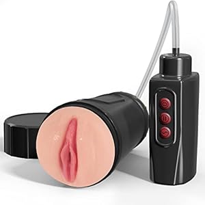 Elektrische masturbator cup zakmuschi realistisch groot met 5 zuigingen en 10 vibrators penispompen, seksspeelgoed voor mannen, automatische masturberen voor mannen, handvrij