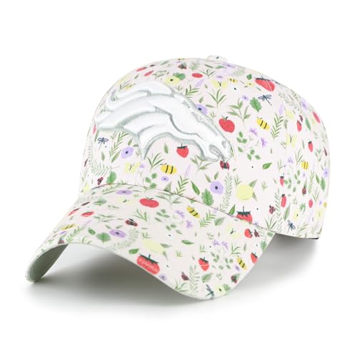 47 Women's Light Pink Denver Broncos Posey Clean Up Adjustable Hat