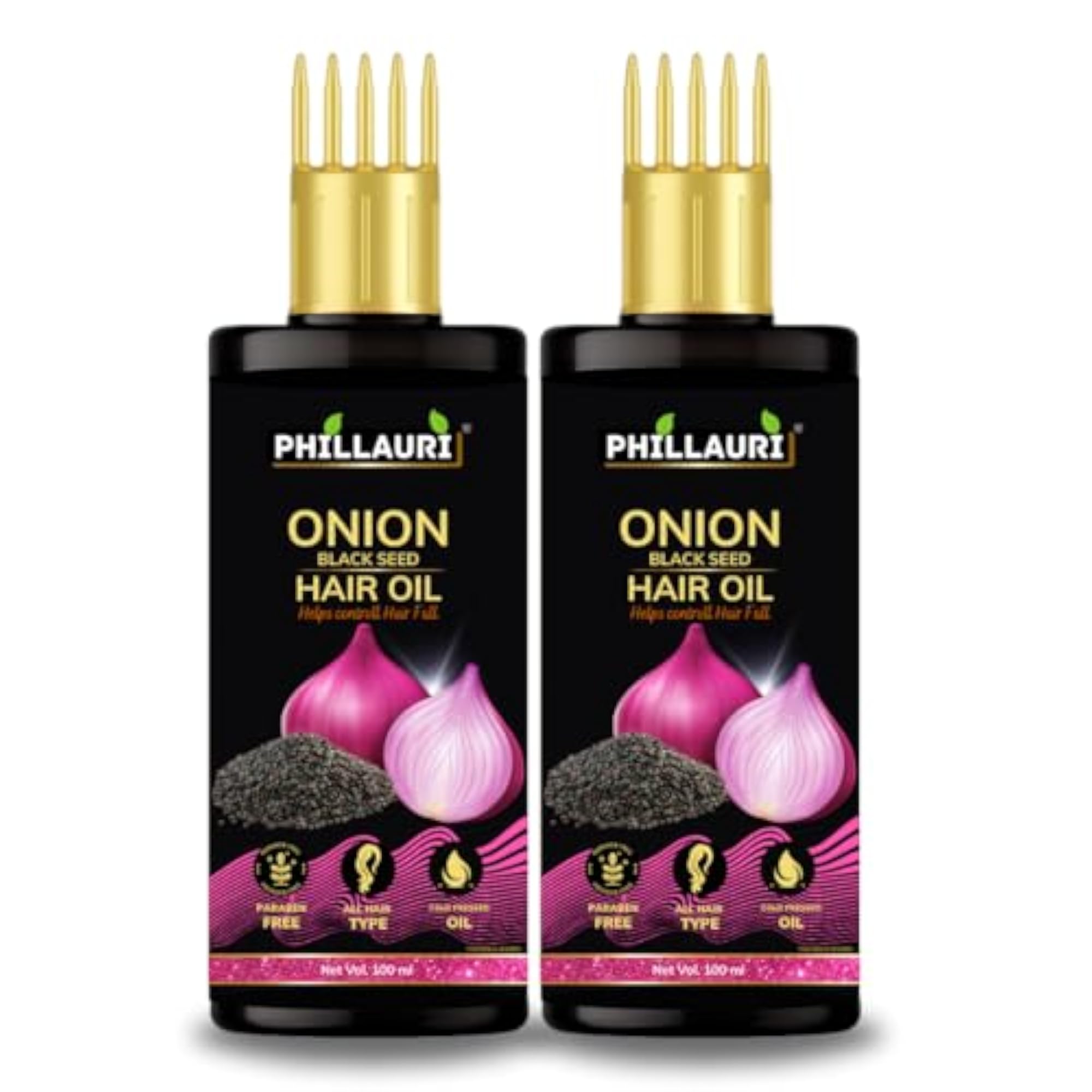 Onion Oil for Hair Growth, 100 ml Pack of 2