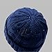 rxjylrjw 55-59cm Blue Knit Newsboy Caps with Warm Fleece Linned Women Winter Fashion Wool Beret Men Outdoors Short Brim Baseball Hats (US, Alpha, One Size, Head 55-59cm, Blue)