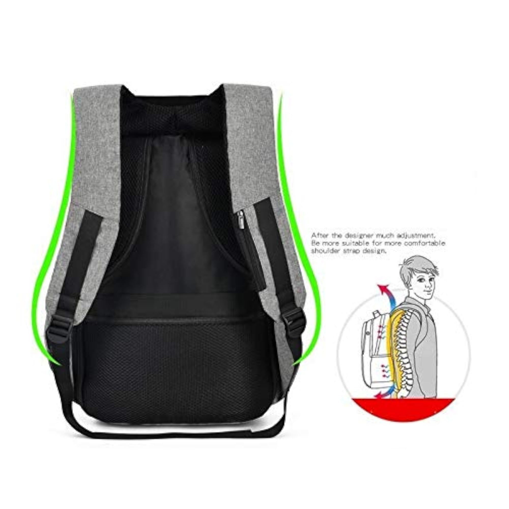 Anti-Theft Laptop Backpack, Large Capacity