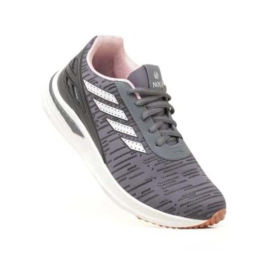 Tênis Feminino Esportivo Para Academia De Corrida Caminhada Confortável (Grafite/Rosa, BR, Adulto, Numérico, P, 36)