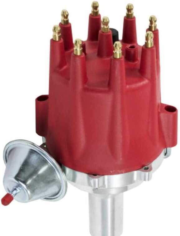 Top Street Performance Pro Series Ready to Run RTR Distributor for AMC Jeep 290 401 V8 - Red