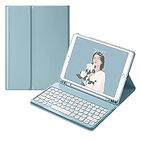 iPad mini5 mini4 mini 1 2 3 Keyboard Case Round Keys Cute Color