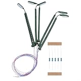 N Scale Modelleisenbahnleuchten Gittermast Licht-Kit vorverdrahtete LED-Lampenpfosten hellweiß 3 V Kunststoffbefestigungen für Zug-Layout Diorama Zubehör Pack