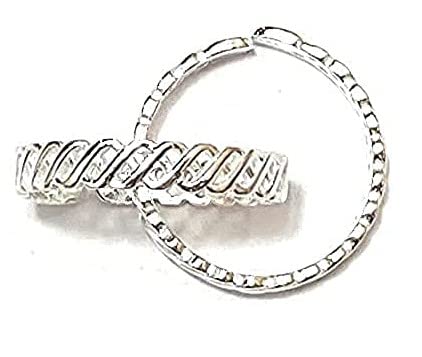 DHRUVS COLLECTION 925 Pure Oxidized Silver Toe Ring/Bichhiya For Girls & Women (B09J8XSJNM) Amazon Price History, Amazon Price Tracker