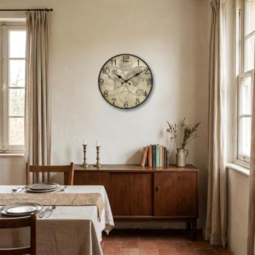 Image of CHYLIN Wall Clock Nautical Decor Silent Non-Ticking Battery Operated