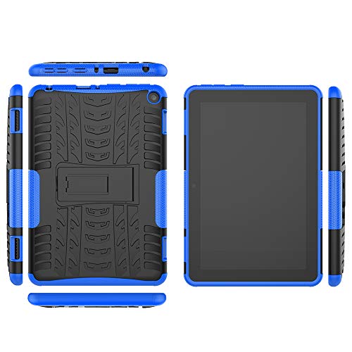 Boskin For Kindle Fire Hd 8 Case Fire Hd 8 Plus Case 2020 Release 10Th Generation,Shockproof Kickstand Cover (Blue) #TOP4