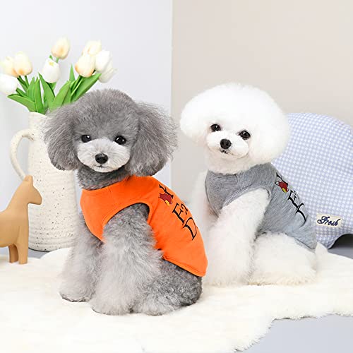 2 Pieces Chihuahua Clothes, Holiday Dog Shirt For Small Dogs, Sebaoyu Summer Pet Puppy Yorkie Teacup Clothes, Tiny Dog Clothes Outfit (Small) #TOP2