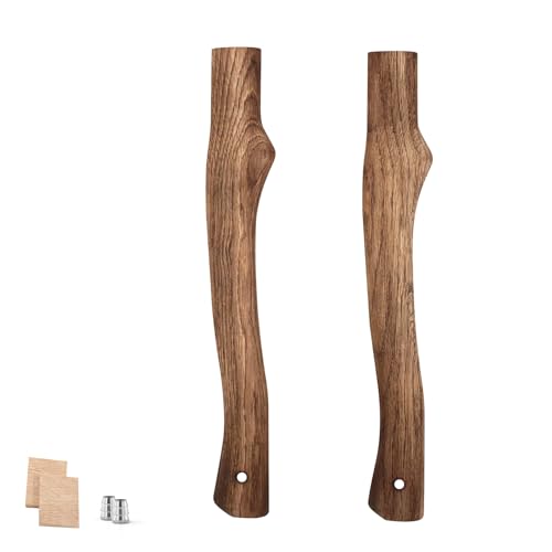 2 Pack Beech Wood Axe Handles for DWFKHT 15.7" Hatchet