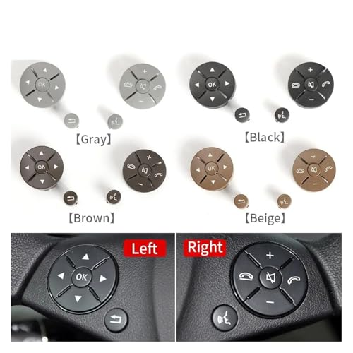 Boutons commande commutateur volant Benz W204 W212 GLK beige