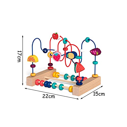 sillervan atimadeira 5 em 1 design multifuncional placas ocupadas contas frutas labirinto classifica