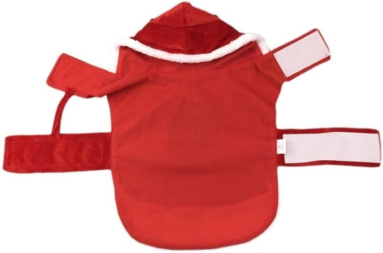 Christmas Dog Santa Cosplay Outfit | Carnival Pet Costumes Apparel - L