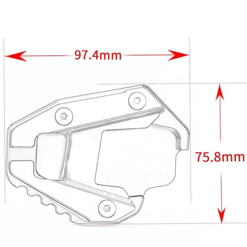 Béquille latérale pour Ducati Multistrada V4 S noir