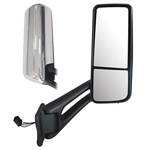 Highto Door Mirror Fit Truck Peterbilt 579, Assembly Passenger Side Chrome Door Mirror Fit Truck Peterbilt 567 579 587 Right Side. #TOP2