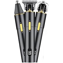 Hair Clippers,Beard Trimmer for Men, 3 in 1 Cordless Professional Fade Hair Clipper Electric Trimmer Mower Hollow Blade High Capacity Li-on Battery