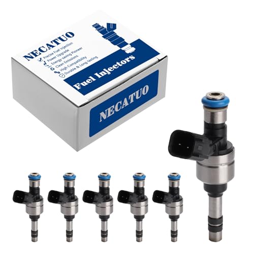 Set of 6 Fuel Injectors - Compatible with Buick Enclave Lacrosse Cadillac ATS CTS SRX XTS GMC Canyon Terrain Chevrolet - Replaces 12634126 FJ1157