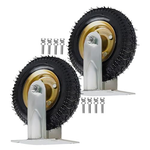 Roulettes pivotantes pneumatiques en caoutchouc durable de qualité supérieure
