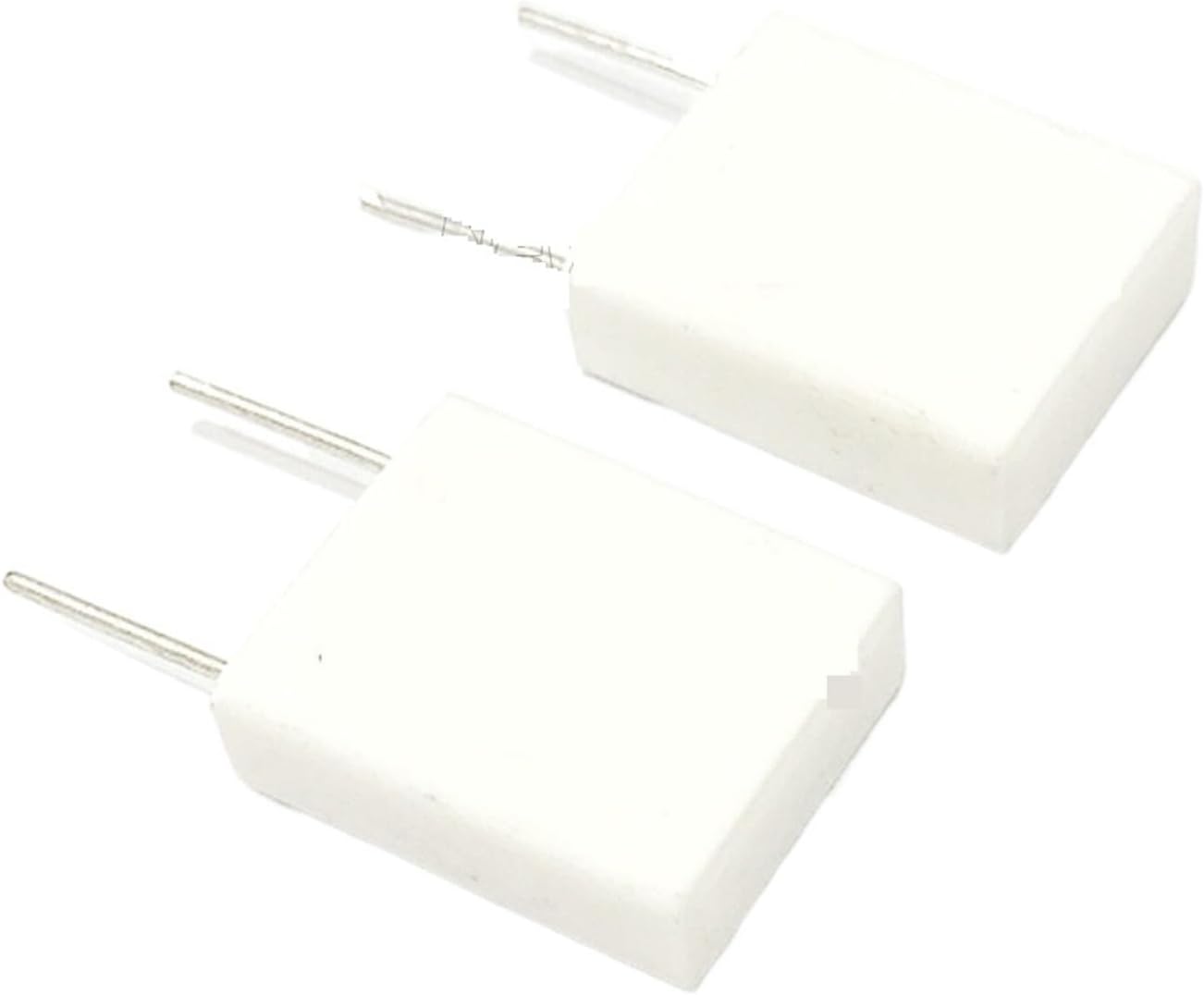 Non-Inductive Cement Resistor 5W Resistance 0.01 0.02 0.05 0.1 0.2 0.22 0.33 0.5 Ohm 10Pcs(0.02R)