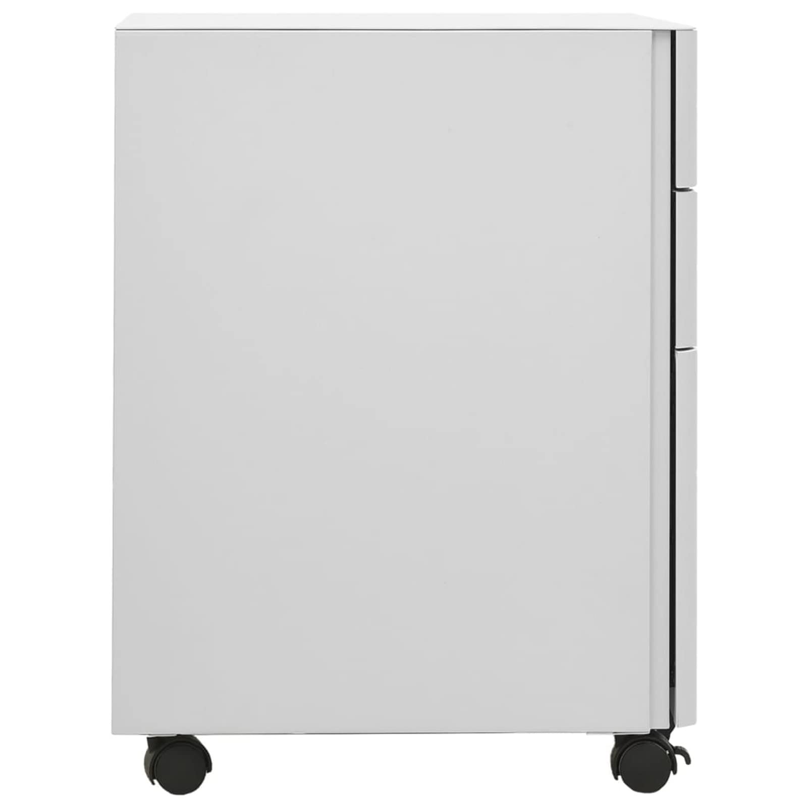 ZEYUAN Schedario Mobile Grigio Chiaro 30x45x59 cm in Acciaio,Schedario,Schedario da Ufficio,Mobiletto per Documenti(SPU:335983)