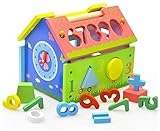 ▼ Das intelligente Haus ist mit einem harten Material aus hochwertigem Holz und eine geraden Textur.Haltbare.Konservierungsmittel.