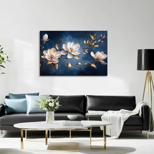 Cuadro de magnolia moderno para transformar tu dormitorio en un oasis de paz 2