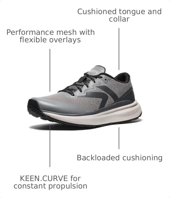 Image of KEEN Men's WK500 Breathable Comfortable Supportive Walking Shoes