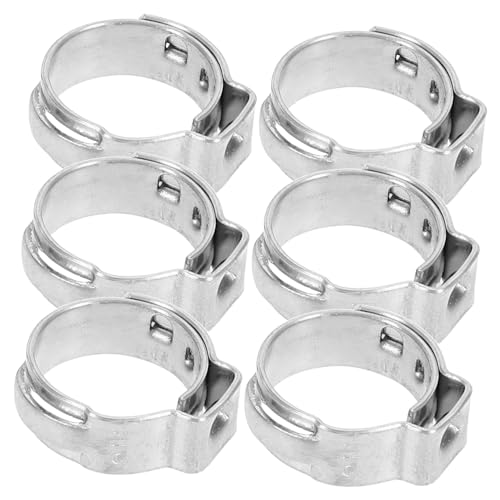 CIYODO 50pcs 5/8 Inch Pex Clamps Stainless Steel Pipe Fastener Clamps for Pex Fittings Tubing