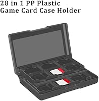 28 in 1 PP Plastic Video Game Memory Card Case Holder Cartridge Storage Box for 3DS DSL DSI LL (Black