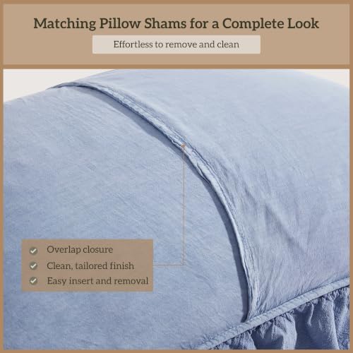 Image of Paseo Road Tasha Polizzi Sadie 3 Piece Full /Queen Bluebonnet Quilt Set