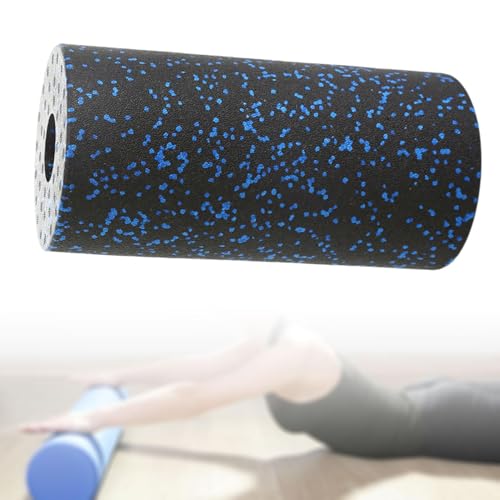Rodillo de espuma para Pilates y ejercicios, equipo de masaje muscular de alta densidad y bloque de estiramiento, adecuado para gimnasio en casa, color azul miniatura 7