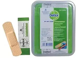 Dettol Plaster Bandage Adhesive Band Aid (Set of 100)