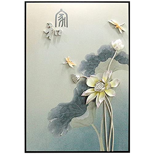 Peinture strass diamant de lotus pour créer une œuvre d'art relaxante