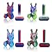 Reprapper 4X 250g Color Pack, Dual Color Filament Coextrusion PLA Filament 1.75mm for 3D Printer, 4 x 250g Spools Matte Red/Blue, Matte Purple/Green, Silk Red/Blue, Silk Purple/Green