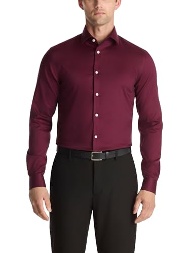 Michael Kors Men's Dress Shirt Ultra Wrinkle Free Stretch Slim Fit