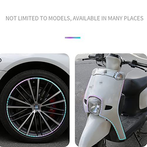 Yaoqiyou 4Pcs Luminous Car Reflective Stickers Decorative Stripe,Night Safety Warning Car Decals Universal For Car Motorcycle Bike(4 Pcs) #TOP5