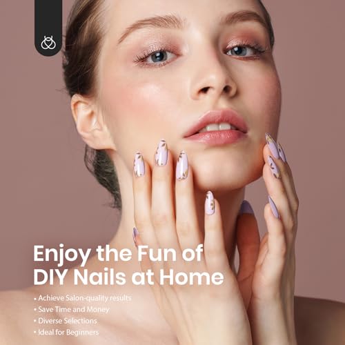 Beetles Gel Polish ST091 Beetles Gel Nail Polish Kit With Uv Light Base Gel Top Coat, 6 Colors Nude Neutral Gel Polish Starter Kit, Soak Off Led Gel Polish Set Diy Manicure Home Nail Essentials Gift thumb #6