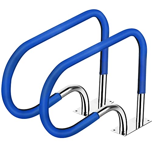 2Pcs Pool Handrail Cover with Zipper, Swimming Pool Hand Railing Covers
