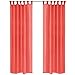 Produktbild vidaXL 2X Gardine Handwäsche mit Schlaufen Schlaufenschal Vorhang Dekoschal Ösenschal Gardinen Vorhänge Wohnzimmer Voile 140x225cm Rot