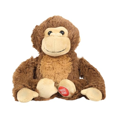 Peluche gorille interactif qui roule et saute Jeux 2 MOMES PE1047 marron - 2
