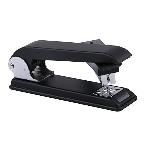 Eagle Swing-Arm Swivel Stapler, 12 Sheet Capacity, Specialized For Booklet Stapling, Black #TOP3