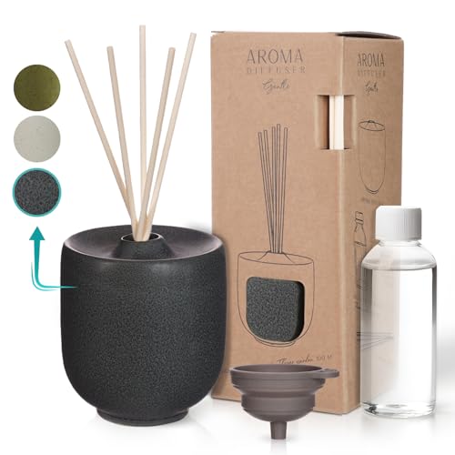 Comforder Duftdiffuser mit Stäbchen 100 ml, Keramik, Ocean...