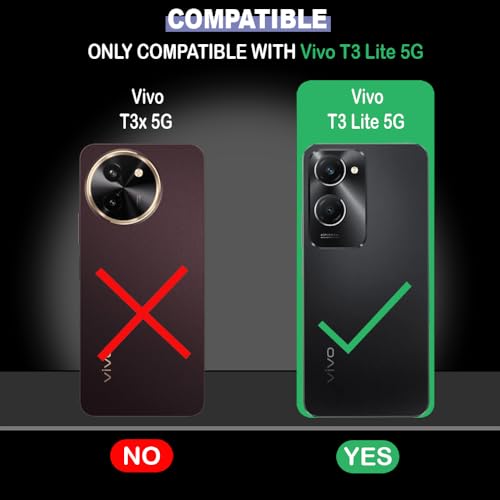Image of Back Cover for Vivo T3 Lite 5G | Full Camera Protection | Premium Liquid Silicon Case | Flexible Bumper Case for Vivo T3 Lite 5G / Y18 4G / Y18e 4G / Y28s 5G /Y28e 5G /Y03 4G / Z9 Lite 5G(Red)