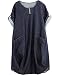 Minibee Women's Ruffle Oversize Casual Midi Dresses with Pockets