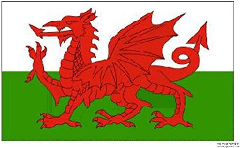 5ft X 3ft Wales Dragon National Flag