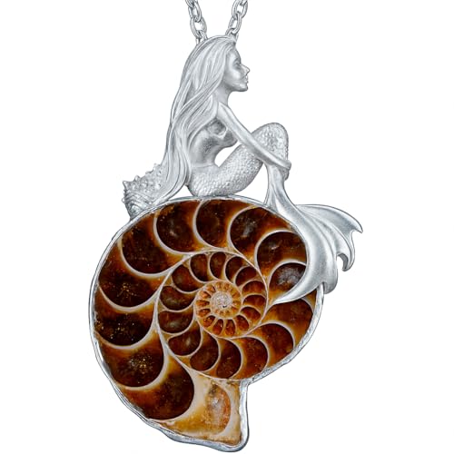 Pendentif sirène en argent idéal pour sublimer vos tenues d'été bohèmes
