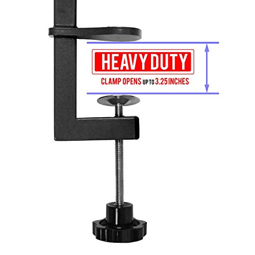 Downtown Pet Supply - Portable Dog Grooming Arm With Loop & Clamp For Pet Grooming Table - Dog Grooming Supplies 27In Foldable Black Steel Arm With S/M (19 Or 21In) No Sit Haunch Holder #TOP5
